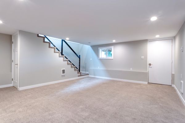 Basement Carpet Replacement in Sheboygan